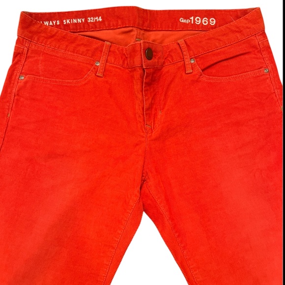 GAP Red Skinny Pants - Picture 4 of 9